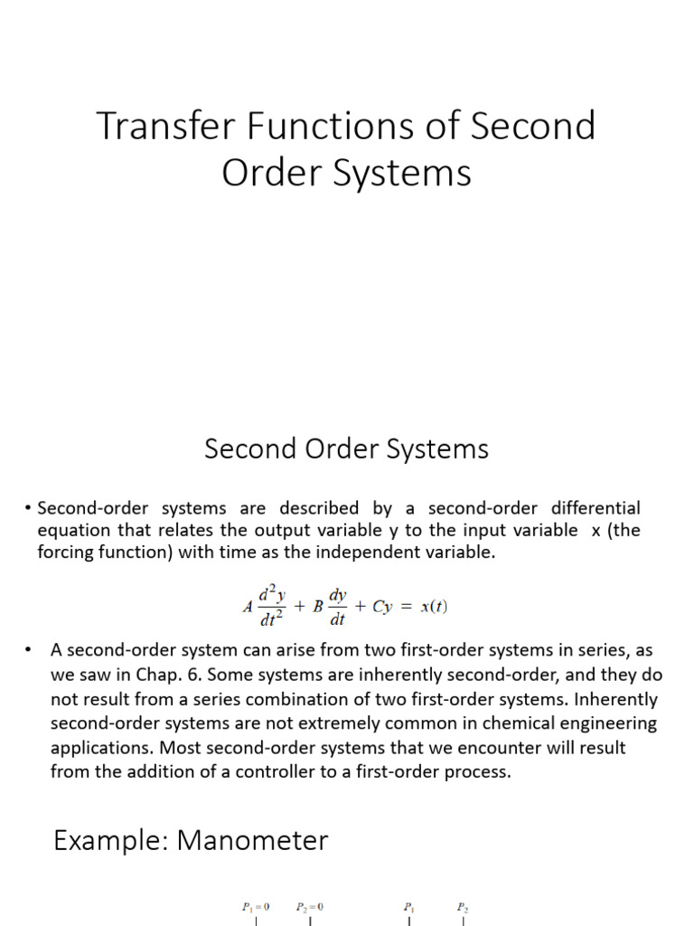 2nd Order System | PDF
