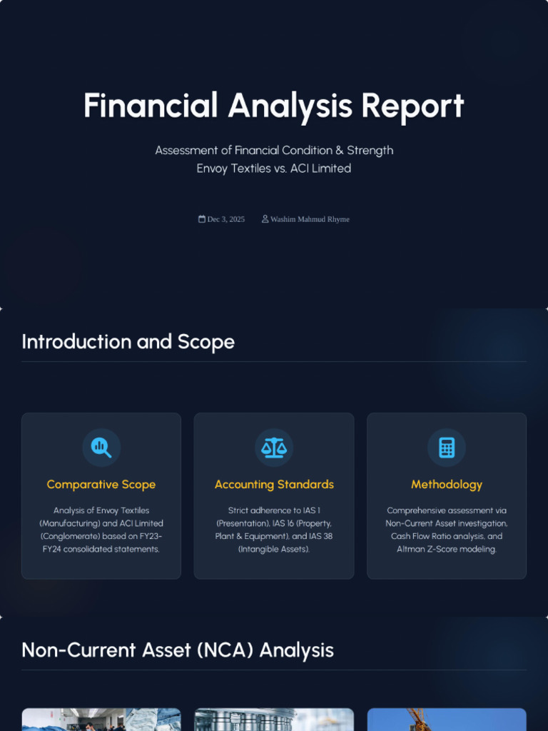 Financial Analysis Report | PDF