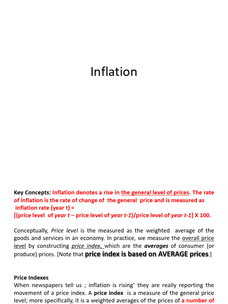 5ANew. Inflation Concepts Types and Causes | PDF | Cost Of Living ...