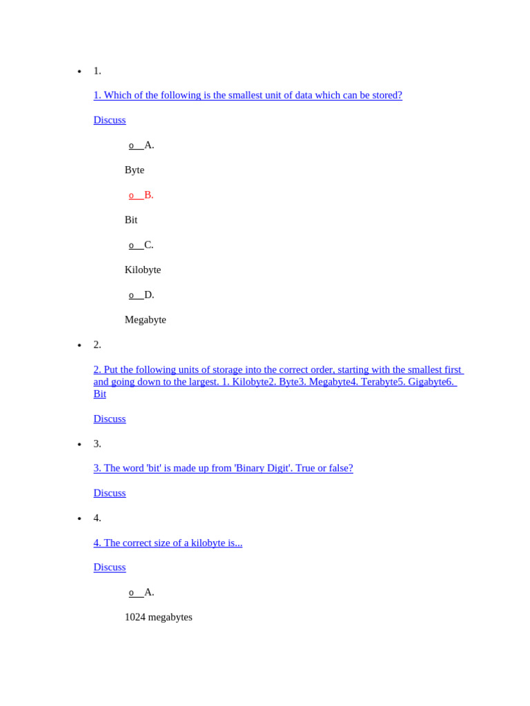 PC Storage Device Questions | PDF | Computer Data Storage | Hard Disk Drive