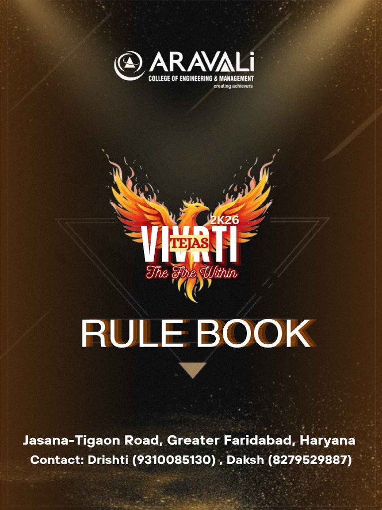 Rule Book New | PDF