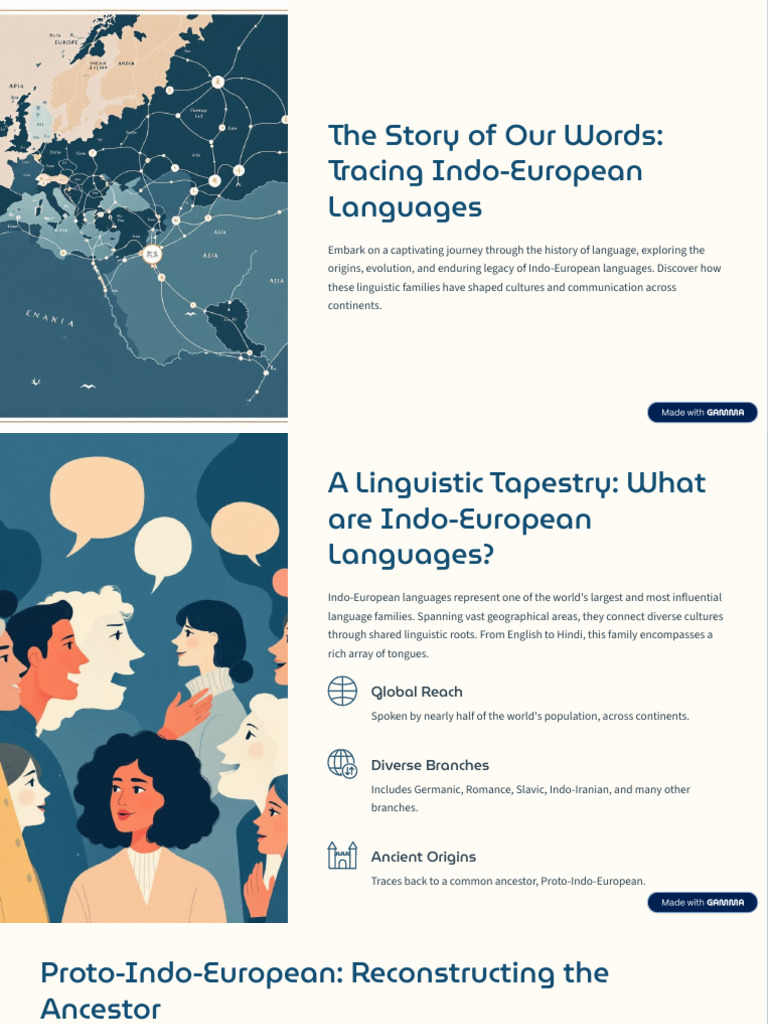 The Story of Our Words Tracing Indo European Languages | PDF ...