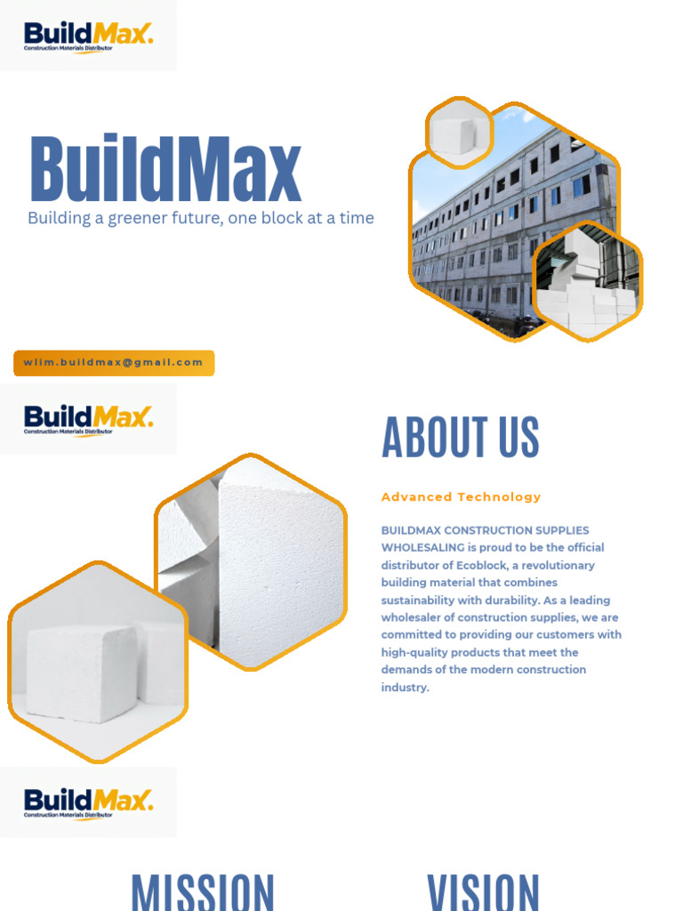 Buildmax Company Profile - 260130 - 143937 | PDF | Concrete | Building ...