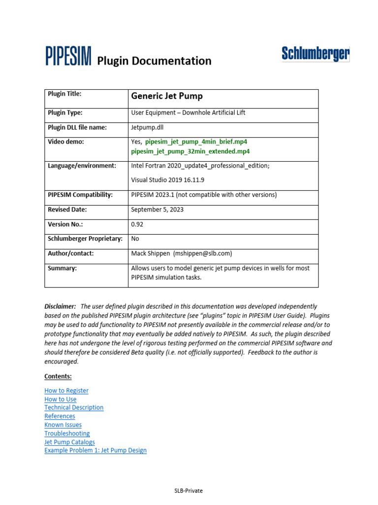 Jet Pump Generic | PDF | Pump | Continuum Mechanics