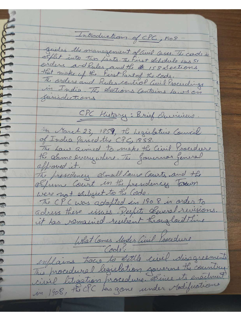 CPC Notes (Part 1) - Compressed | PDF