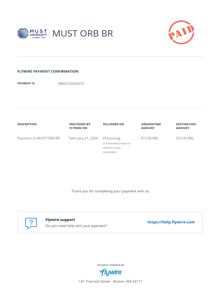 MBN376439375 Receipt | PDF