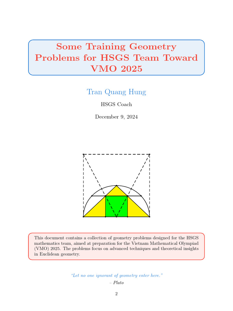 Geometry AOPS (Buratinogigle) | PDF | Triangle | Circle