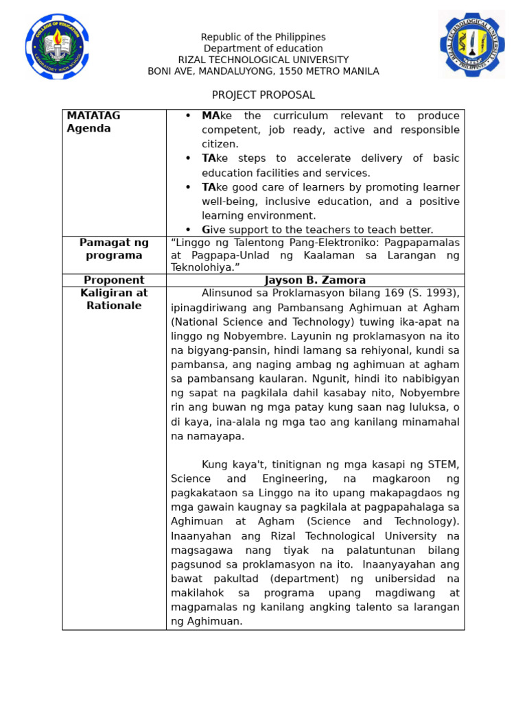 Project Proposal | PDF
