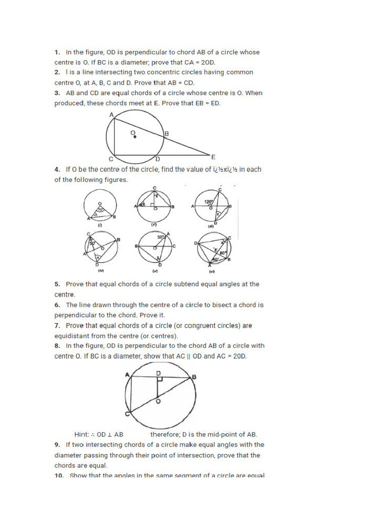 Circle Test | PDF