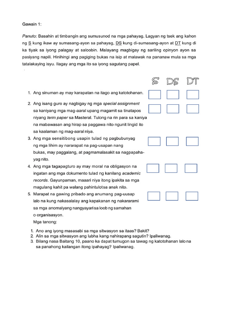 Performance Task Module 2 q4 | PDF