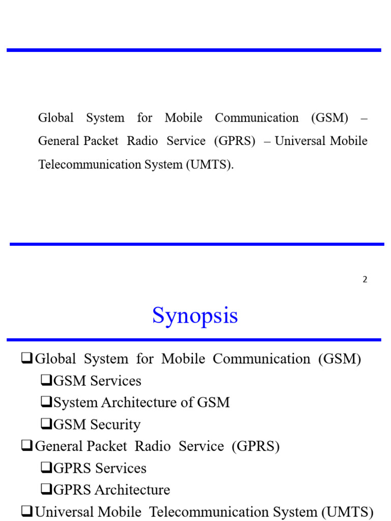Mobile Telecom System | PDF