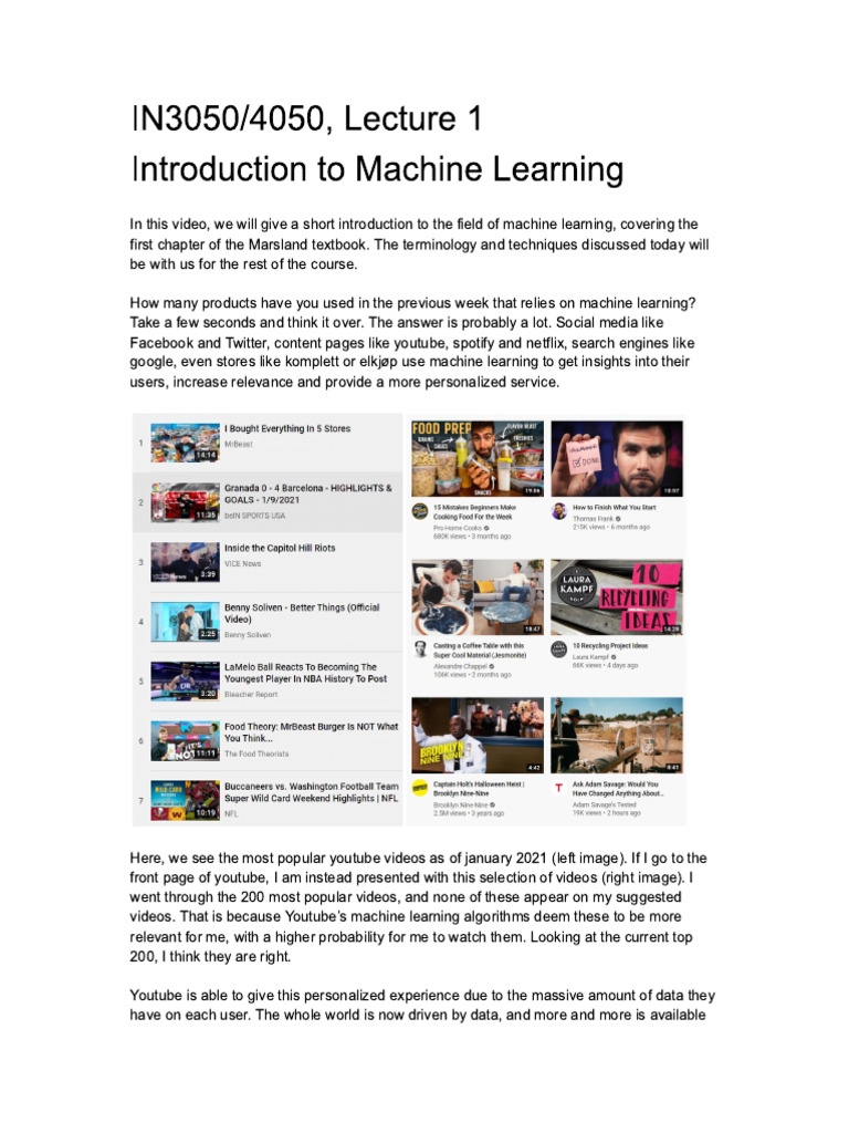 Lecture 2 | PDF