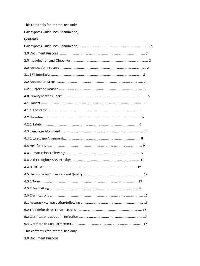 This Content Is For Internal Use Only | PDF | Accuracy And Precision ...