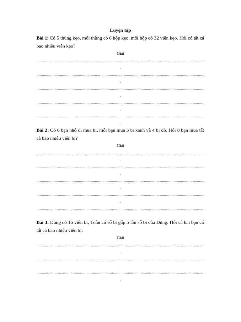 Toán L P 3 | PDF