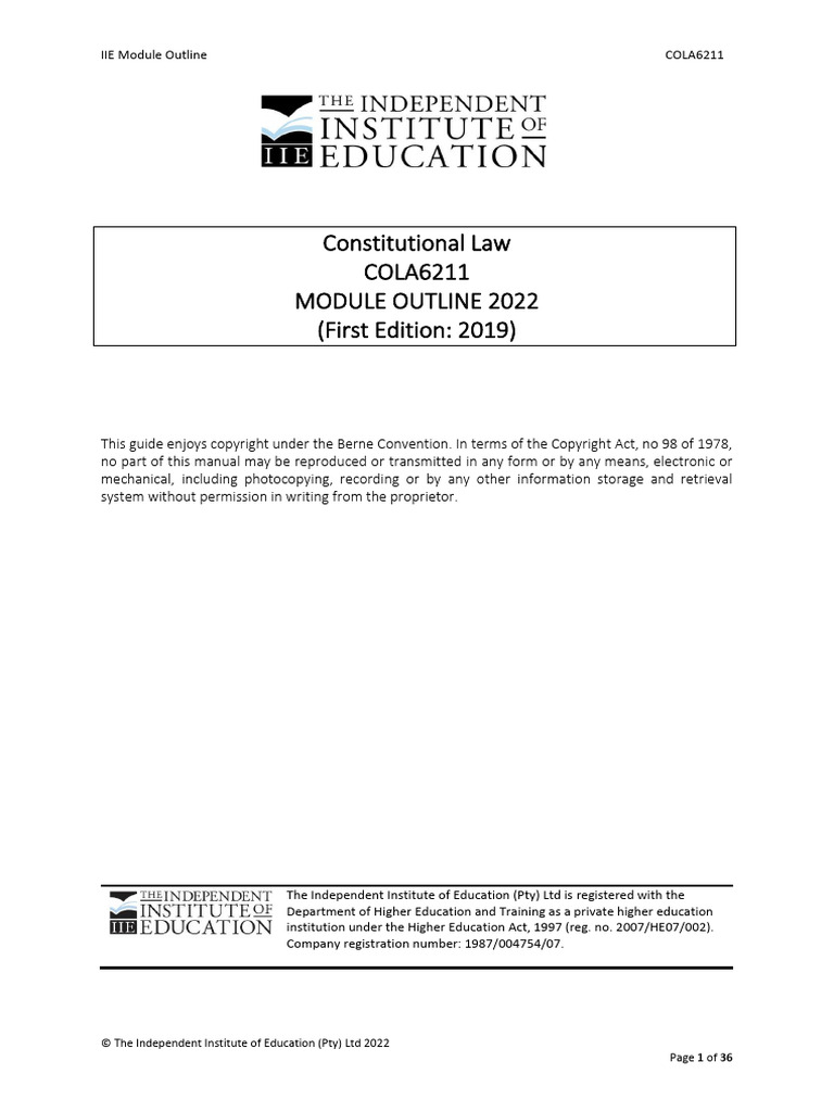 Module Outline | PDF