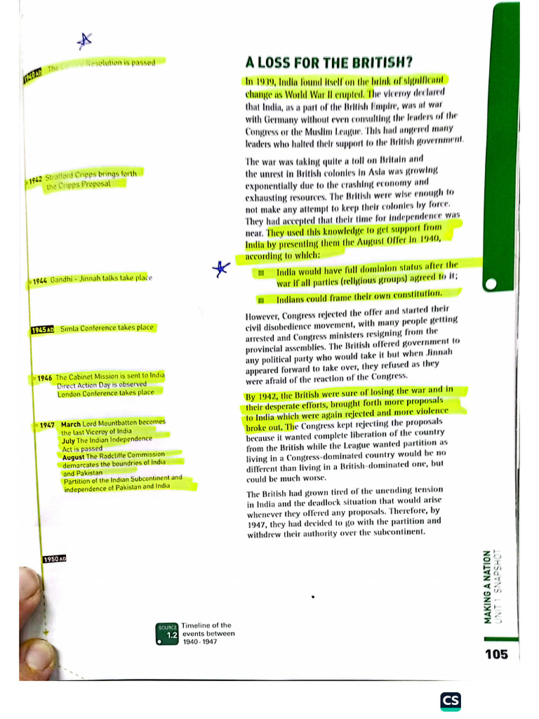 History Highlights of Final Term 2526 | PDF