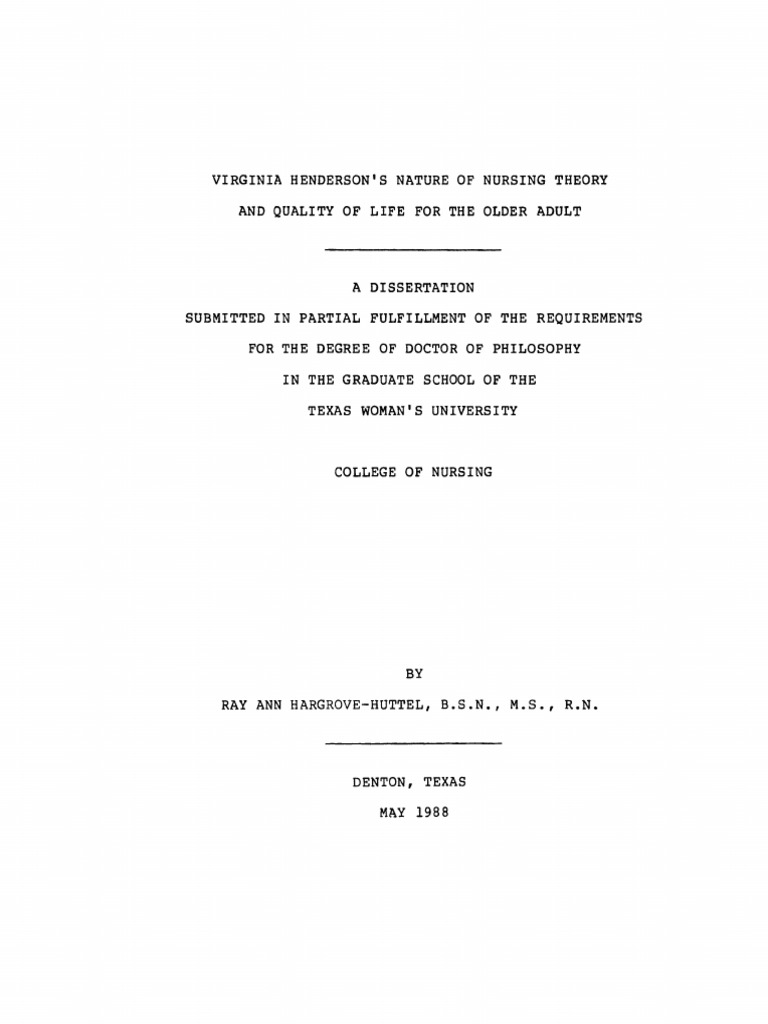 1988 Hargrove Ocr | PDF | Quality Of Life | Well Being