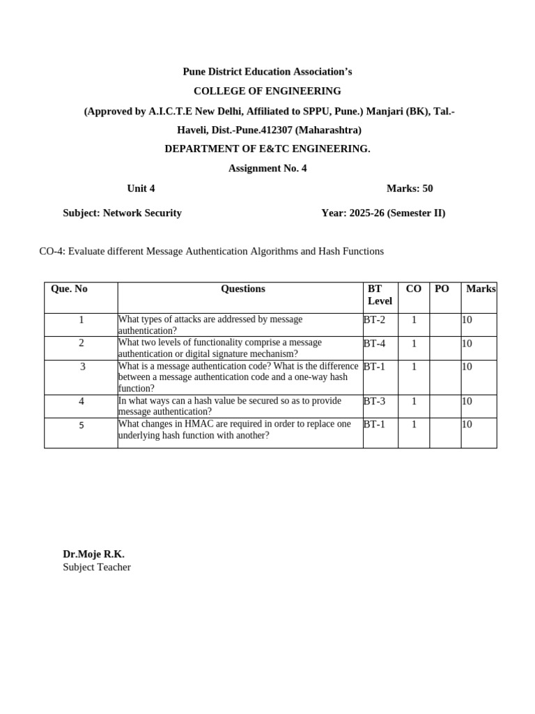 NS Assignment 4 | PDF