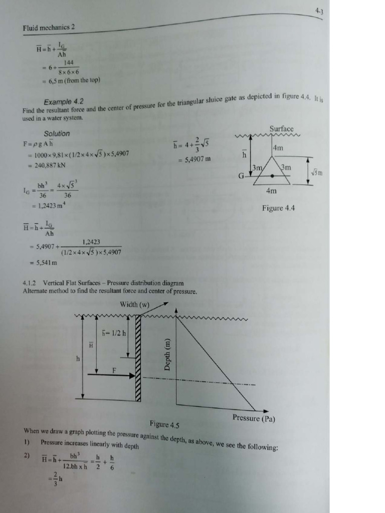Chapter 4 - Submerged Bodies - Examples | PDF