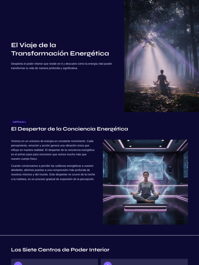 El Viaje de La Transformacion Energetica1 | PDF | Meditación | Las ...