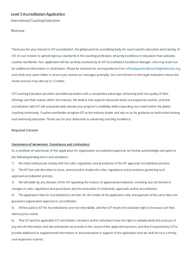 D9X9EN Icf Ce Level 1 Sample Application | PDF | Indemnity | Audit