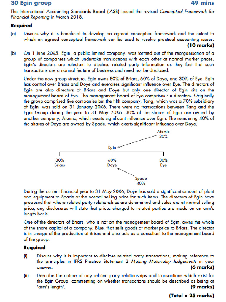 Egin Group Question | PDF