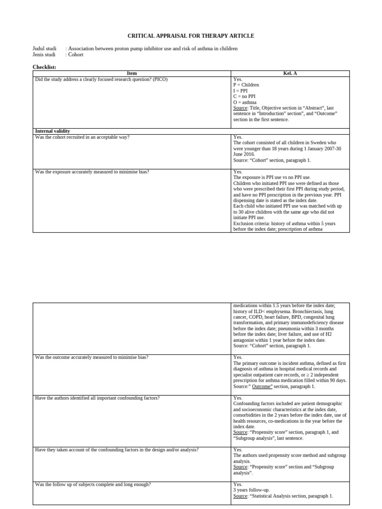 Form Tugas Checklist Cohort PSKPS | PDF | Medical Specialties ...