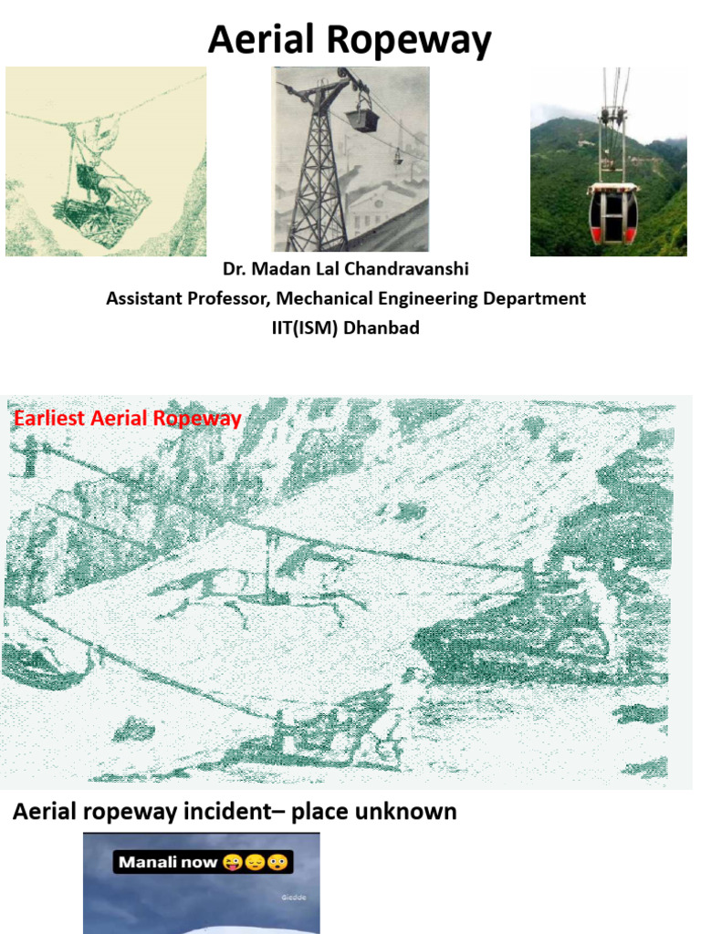 Aerial Ropeway e | PDF | Wire | Rope