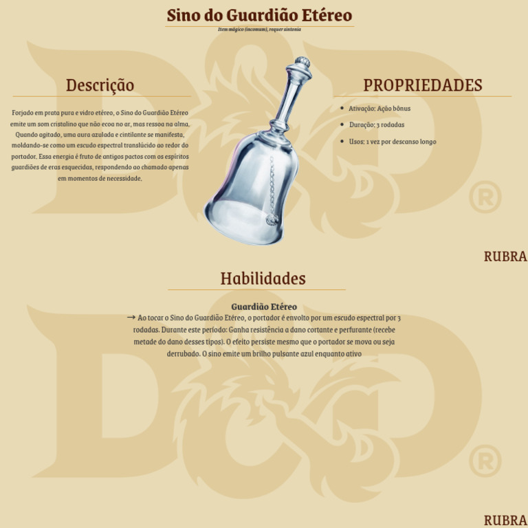 Sino Do Guardião Etéreo | PDF