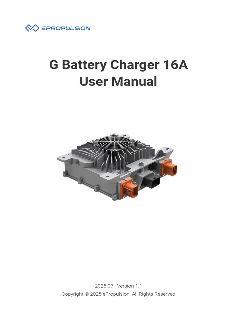 User Manual G Battery Charger 16a 202507 | PDF | Battery Charger ...