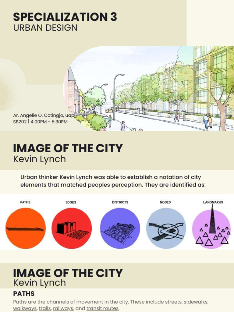 Elements of The Urban Design | PDF | Urban Design | Street
