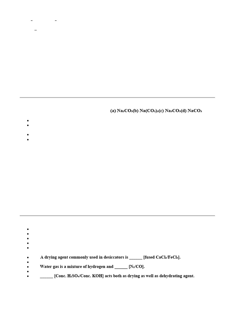 CLASS 8 Icse Final JAN 26 | PDF | Oxide | Hydrogen