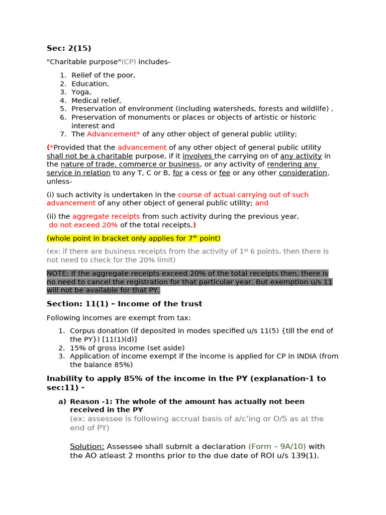 Sec - 11 Notes | PDF | Depreciation | Loans