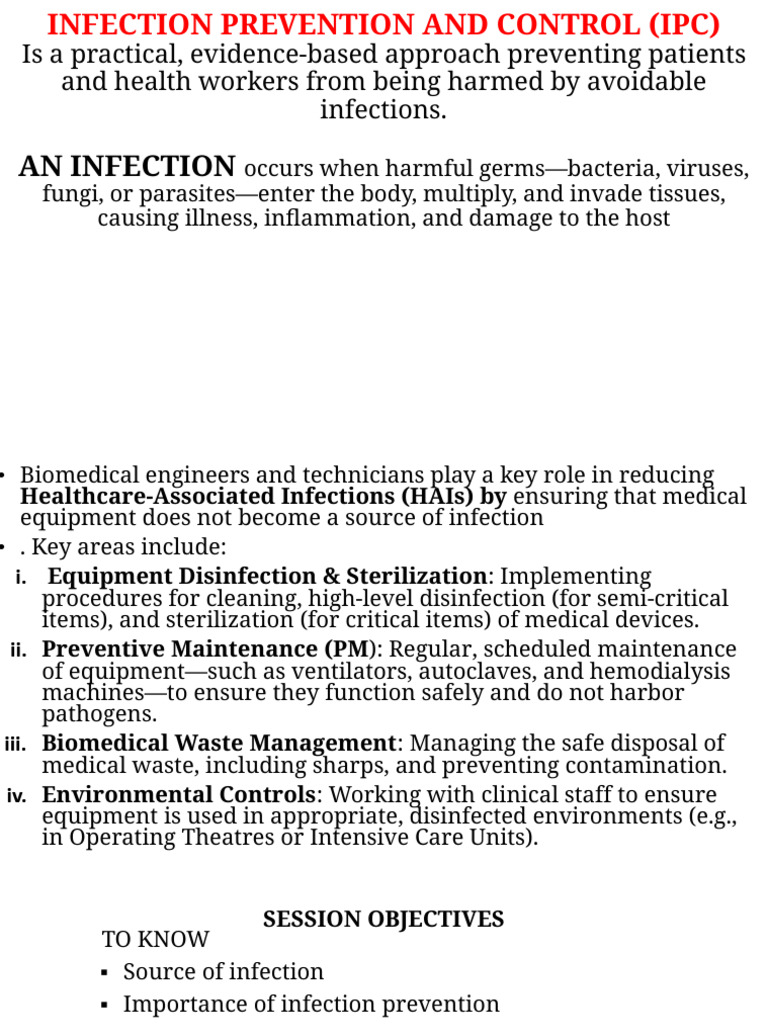 Infection Prevention and Control (IPC) | PDF | Infection | Clinical ...