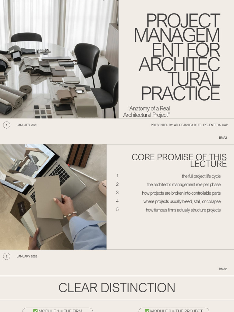 Module 2.1 - PROJECT MANAGEMENT FOR ARCHITECTURAL PRACTICE | PDF ...