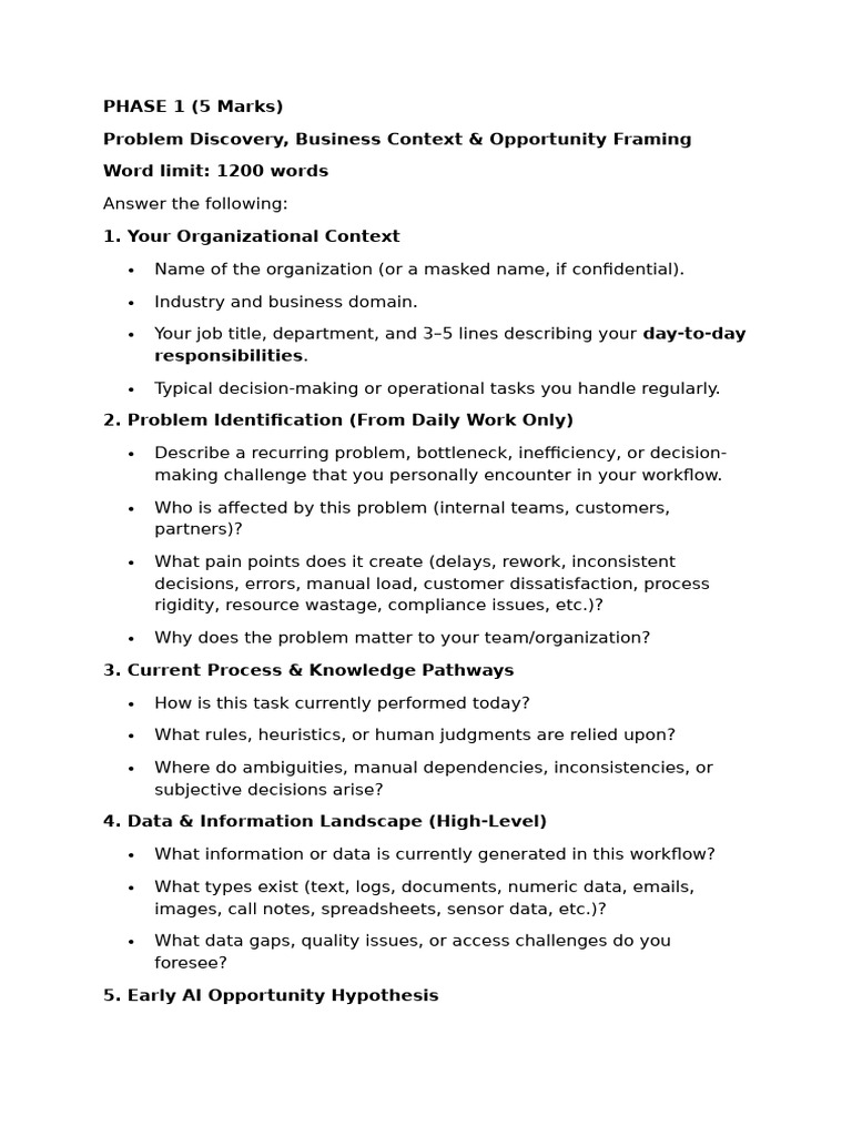 PHASE 1 Submission Template | PDF