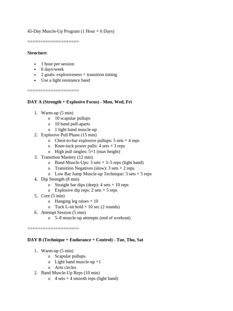 Latest Muscleu Plan | PDF