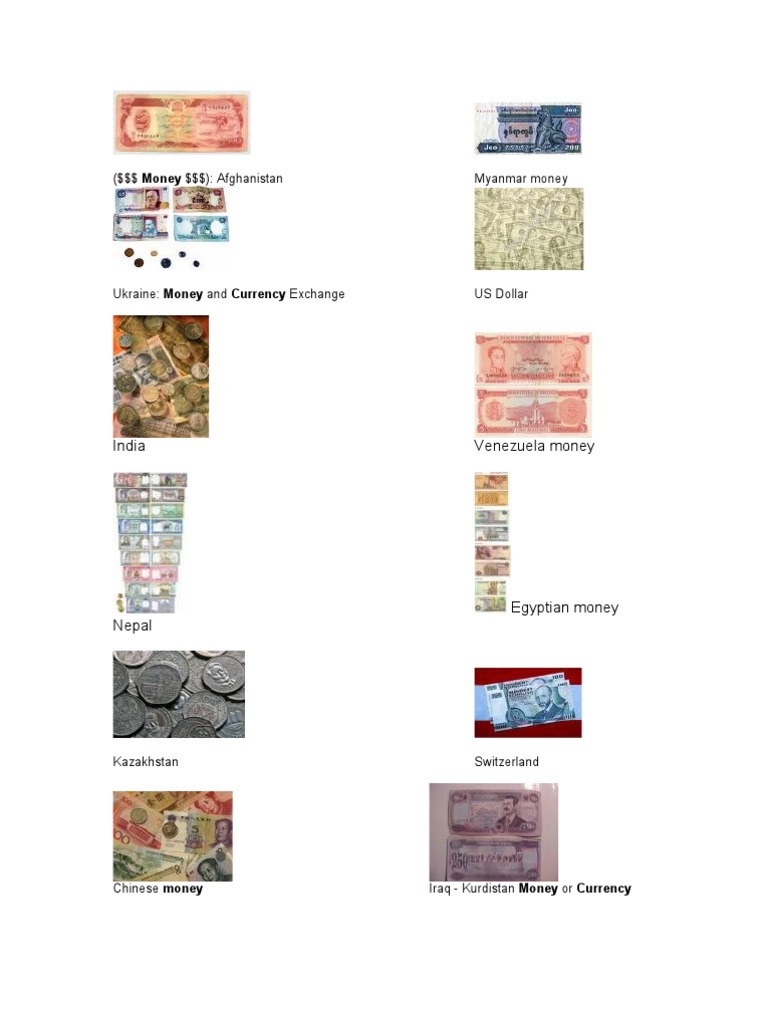 Currency Overview for School Projects | PDF | Currency | Money