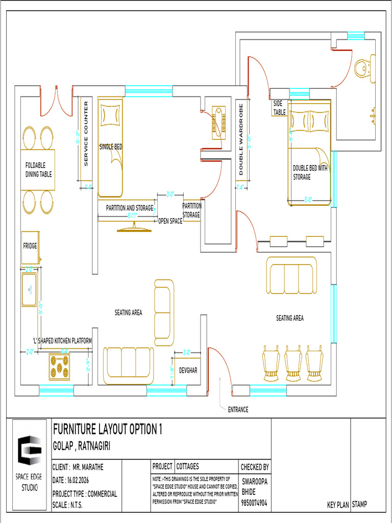Furniture Layout Option 1 | PDF | Interior Design | Furniture