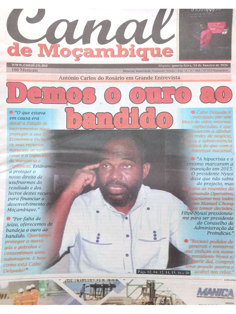 CANAL DE MOÇAMBIQUE CAR CE Scanner - 2026 - 01 - 14 | PDF