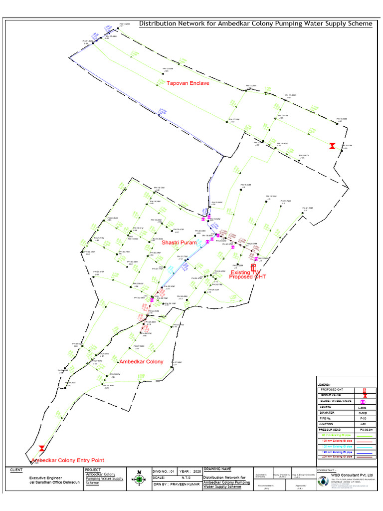 Design Drawing Ambedkar Colony-Layout1 | PDF