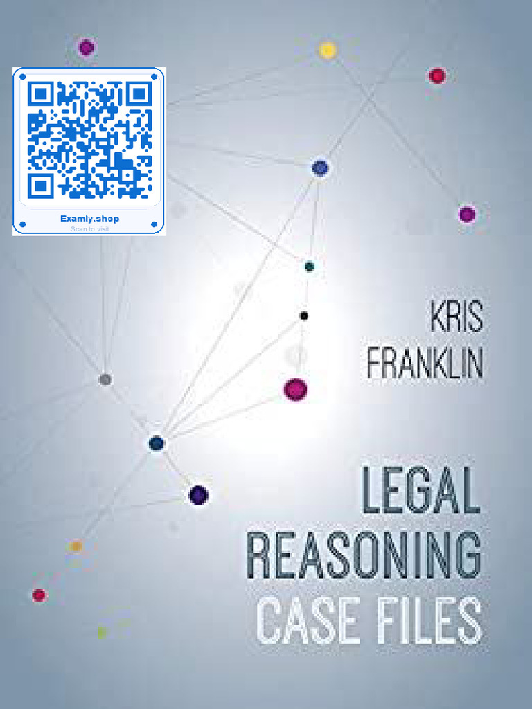 Legal Reasoning Case Files by Kris Franklin Textbook Resources | PDF ...