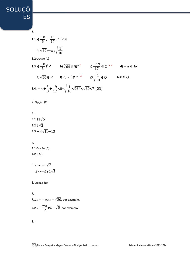 Prisma 9 Teste2 Sol PDF