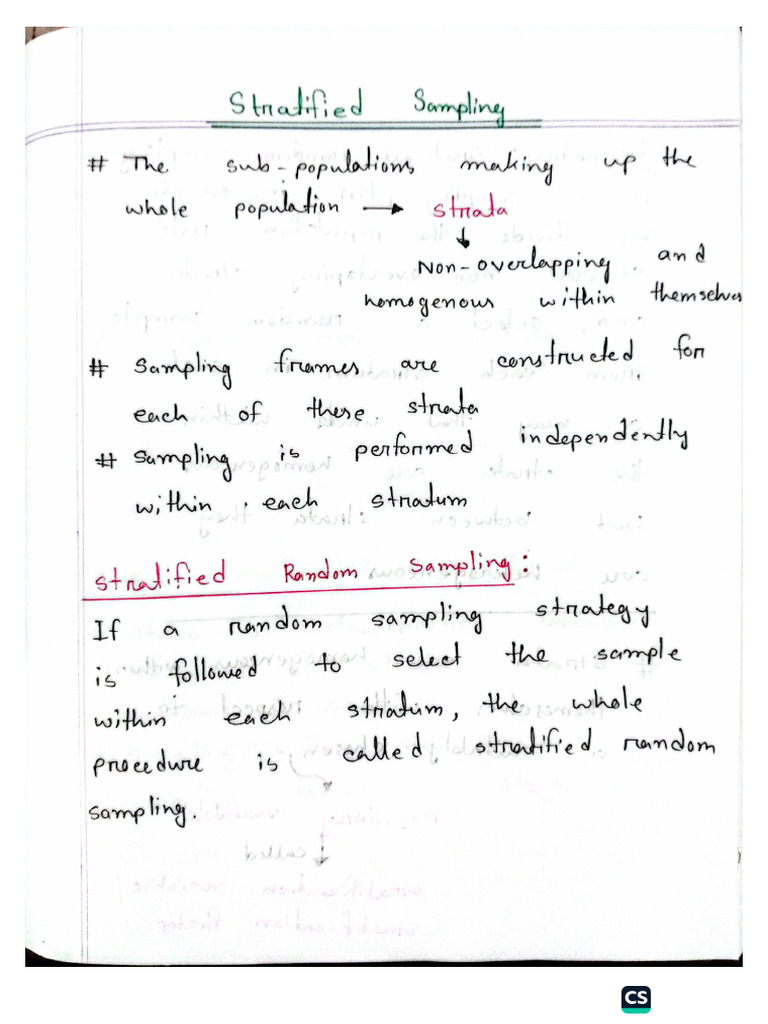 Sampling TT2 Notes | PDF