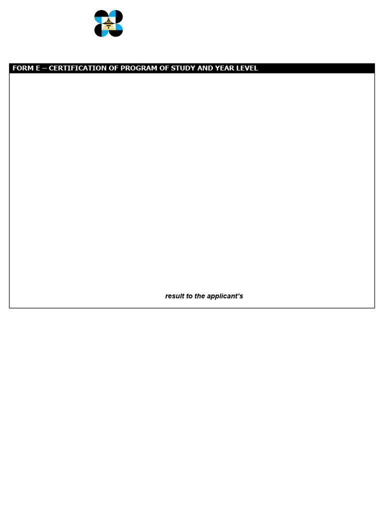 Form E | PDF