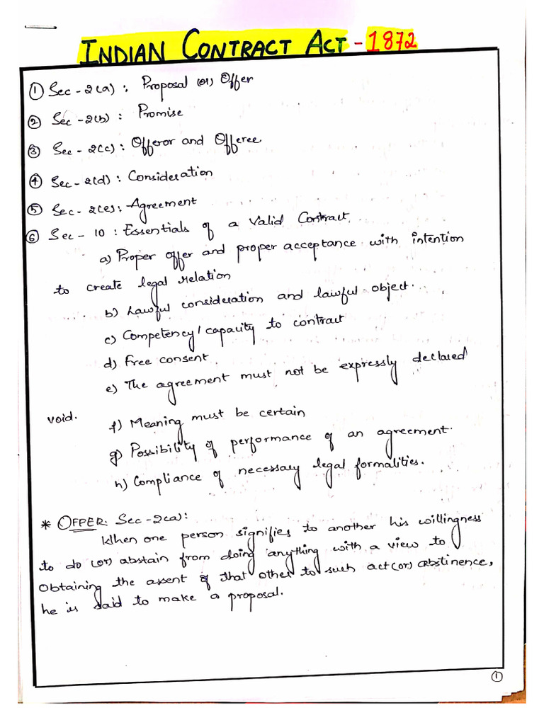 Hand Written Note | PDF