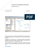 Creación del cauce de un rio con Arcgis 9.3 y Arcscene 9.3_