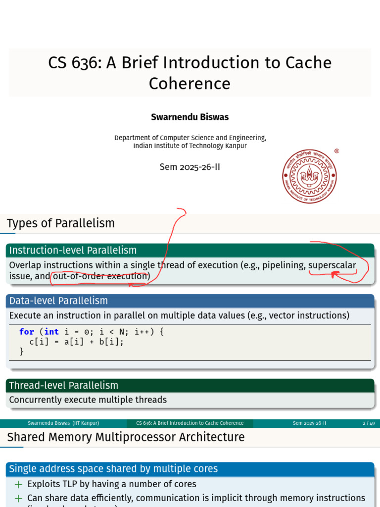 Coherence | PDF | Central Processing Unit | Cpu Cache