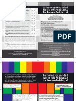 Folleto Campaña Nacional Contra La Homofobia