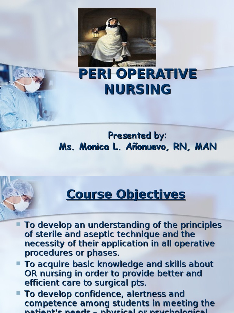 Perioperative Nursing Overview | PDF | Surgery | Anesthesia